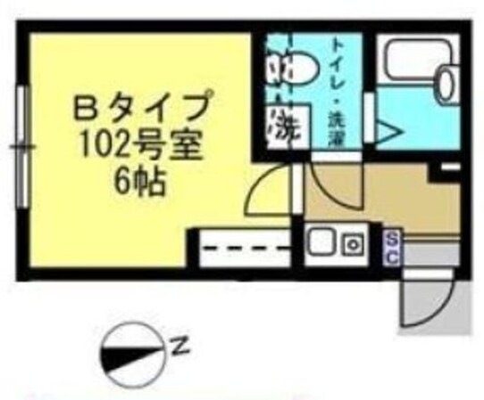 Sincrease中村橋の物件間取画像